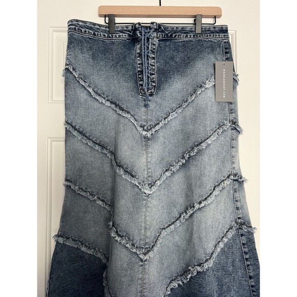 Denim Maxi Skirt - Picture 8 of 10